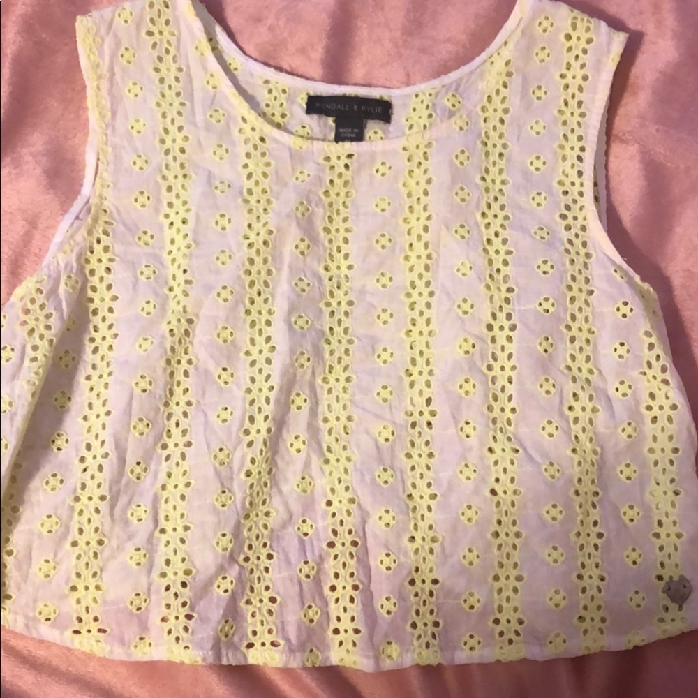 Kendall and Kylie Cropped Shirt